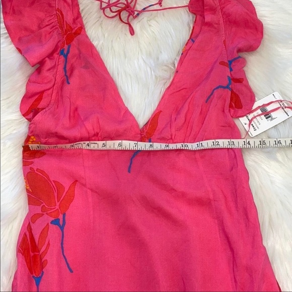 Free People She's A Waterfall Maxi Dress Sz 2 - Picture 9 of 9